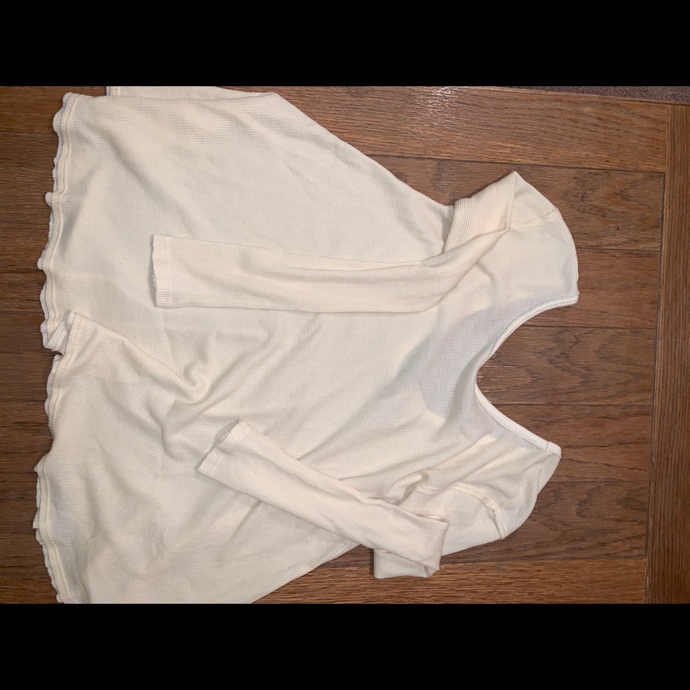 Free people waffle shirt